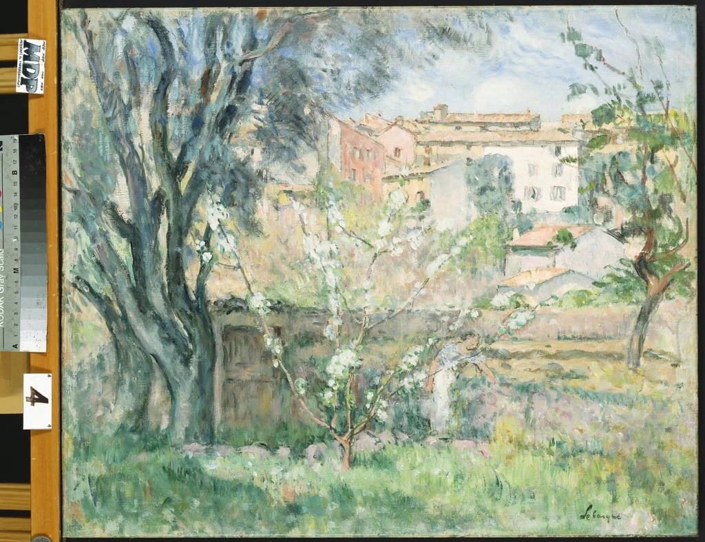 Il giardino dell'artista a Cannet, 1931